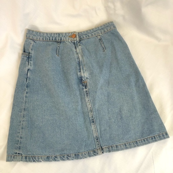 M.i.H MiH blue jean cotton denim mini skirt patch pockets - Picture 2 of 16